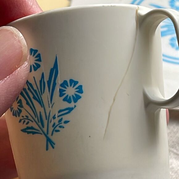 Vintage pretend play Corning ware cornflower blue replacement parts . - Picture 2 of 8